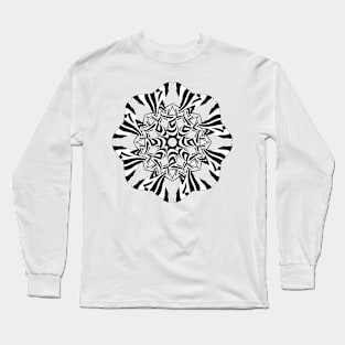 Zebra mandala Long Sleeve T-Shirt